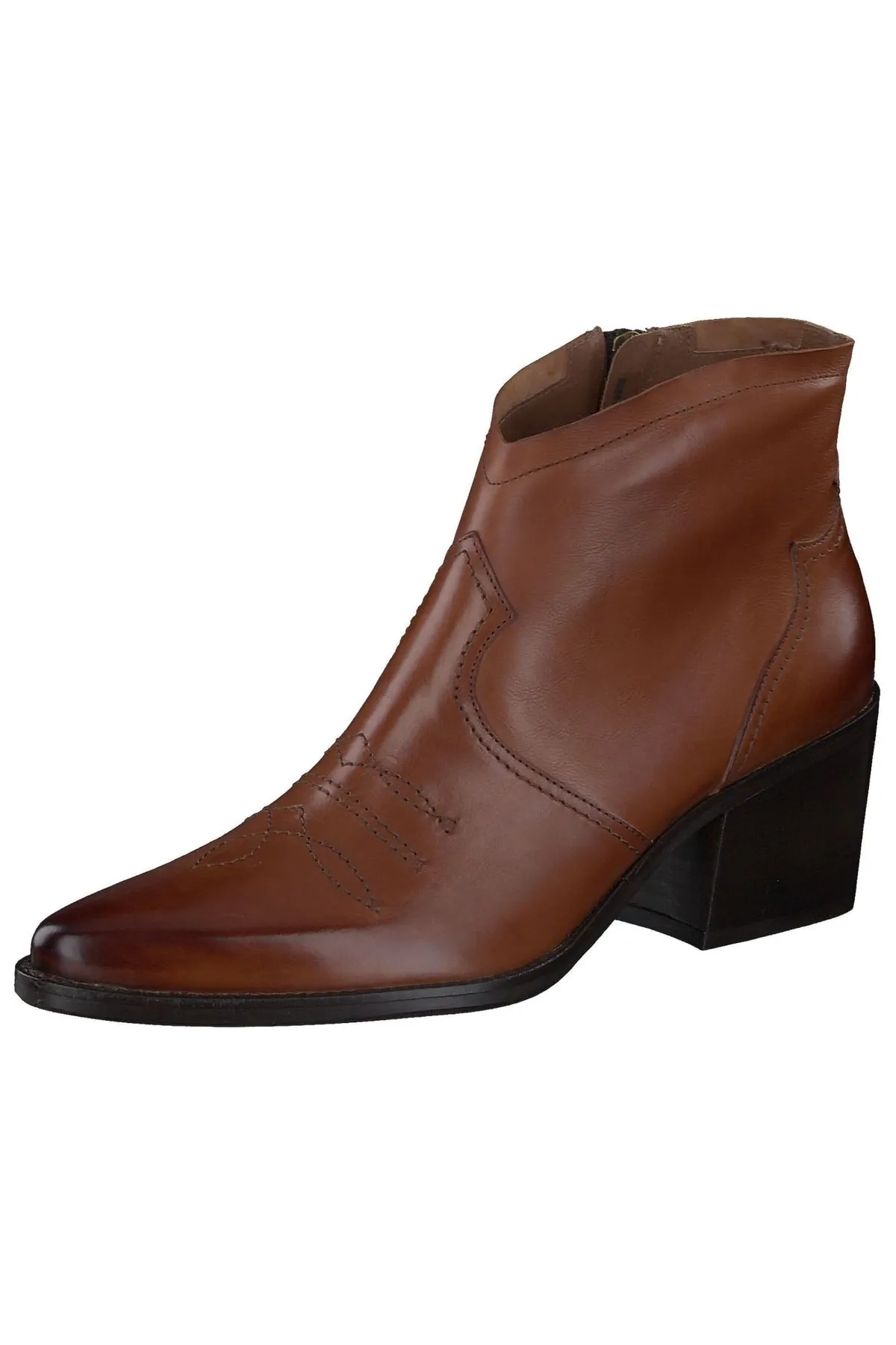 Paul Green  Stiefelette - Braun - Blockabsatz