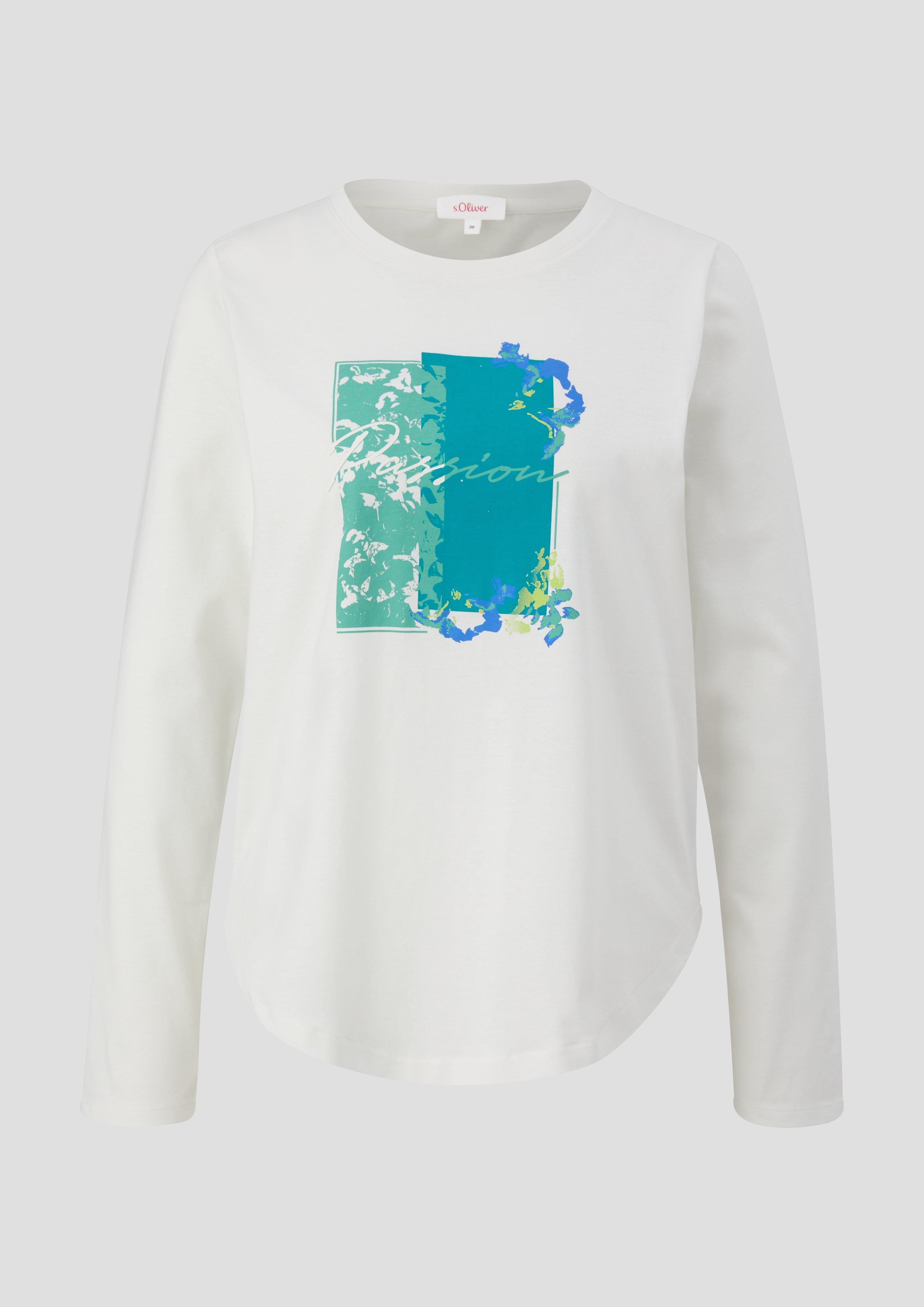 Longsleeve mit Frontprint  2146247-02D0