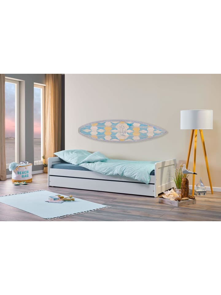 ebuy24 Bett Surf Weiß 209 x 97 cm günstig kaufen onesize
