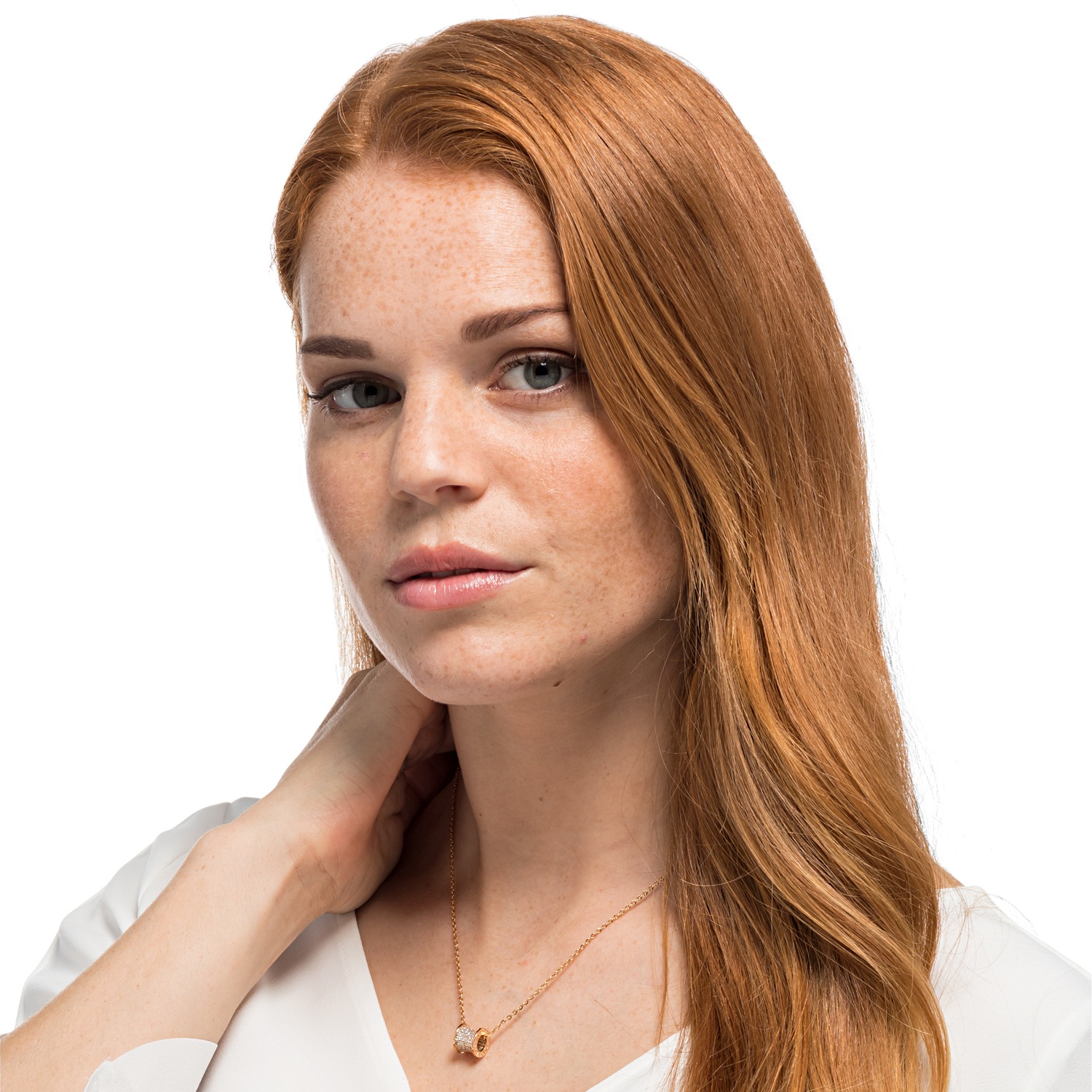 Heideman Madita kaklarota rozā zelta krāsā