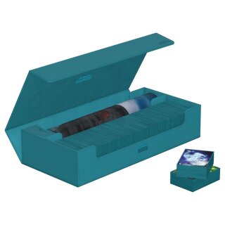 Ultimate Guard Superhive 550+ XenoSkin Monocolor Petrolblau