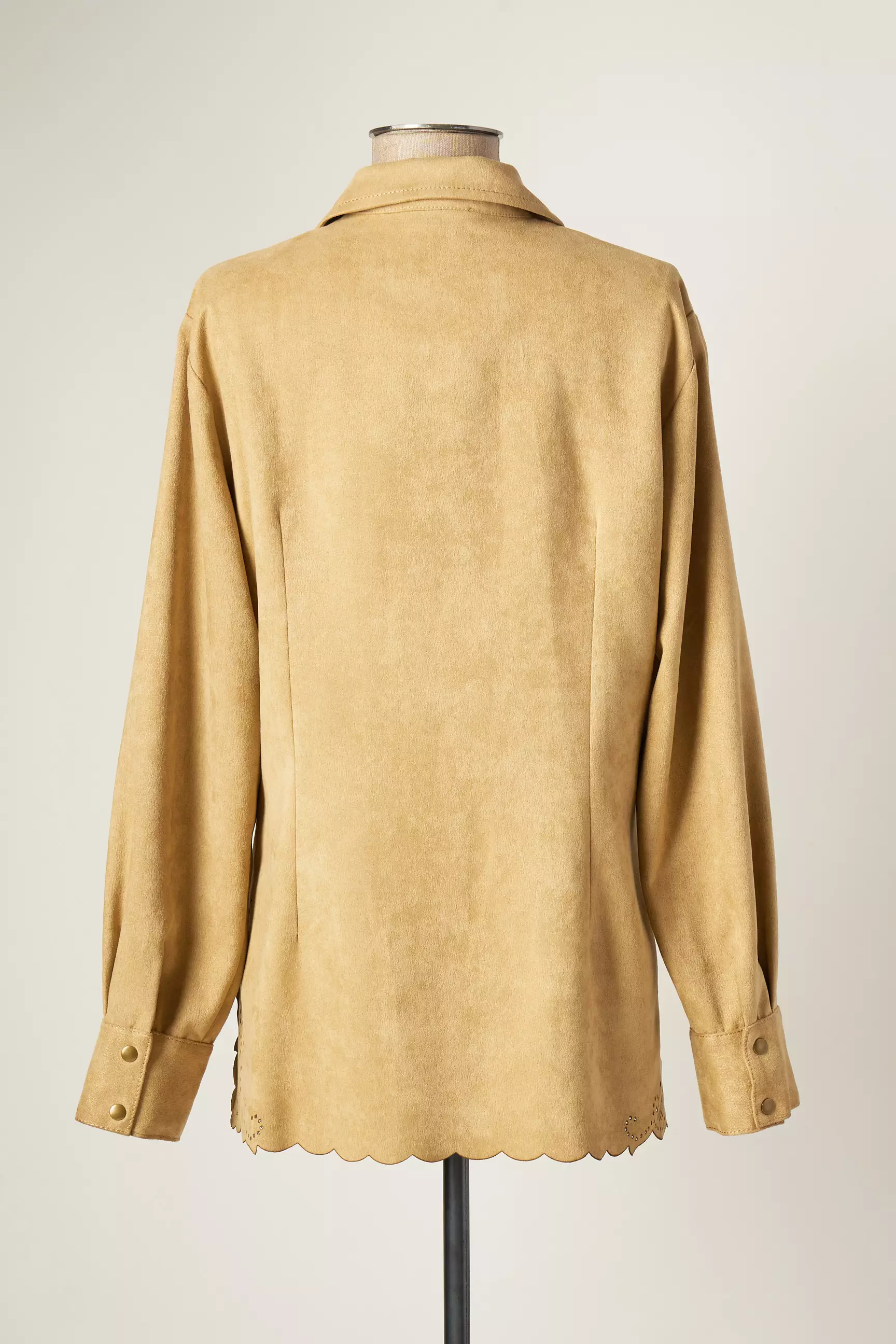 Femmes Je Vous Aime Vestecasual Femme couleur beige