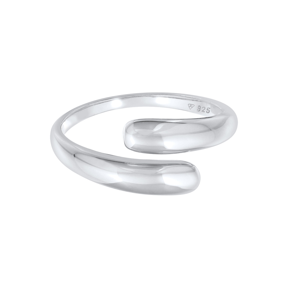 Elli Elli Bague Bague enveloppante pour femmes Délicatesse de la blogueuse tendance ba Bague