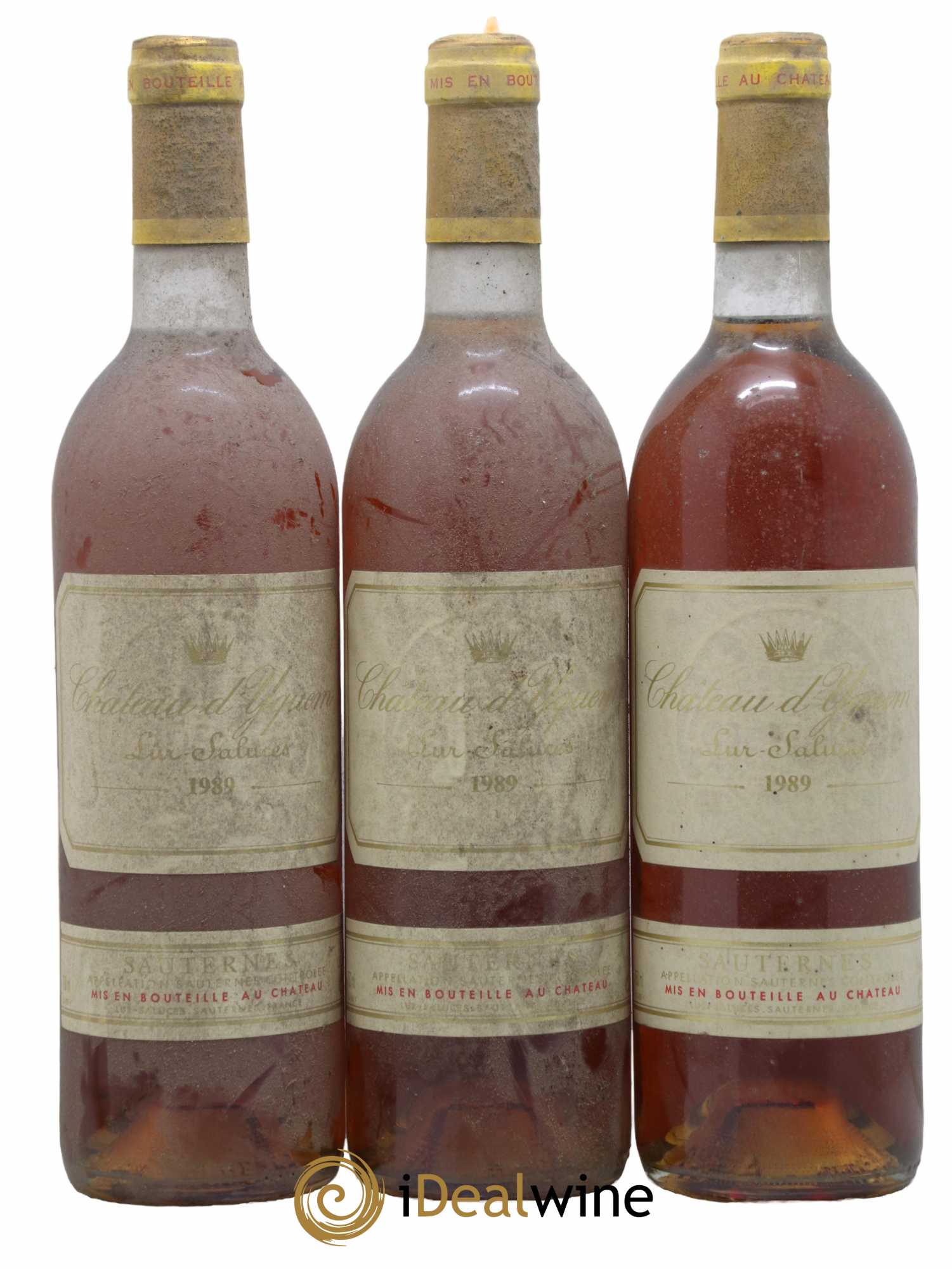 Château d'Yquem 1er Cru Classé Supérieur  1989 - Lot de 3 Bouteilles