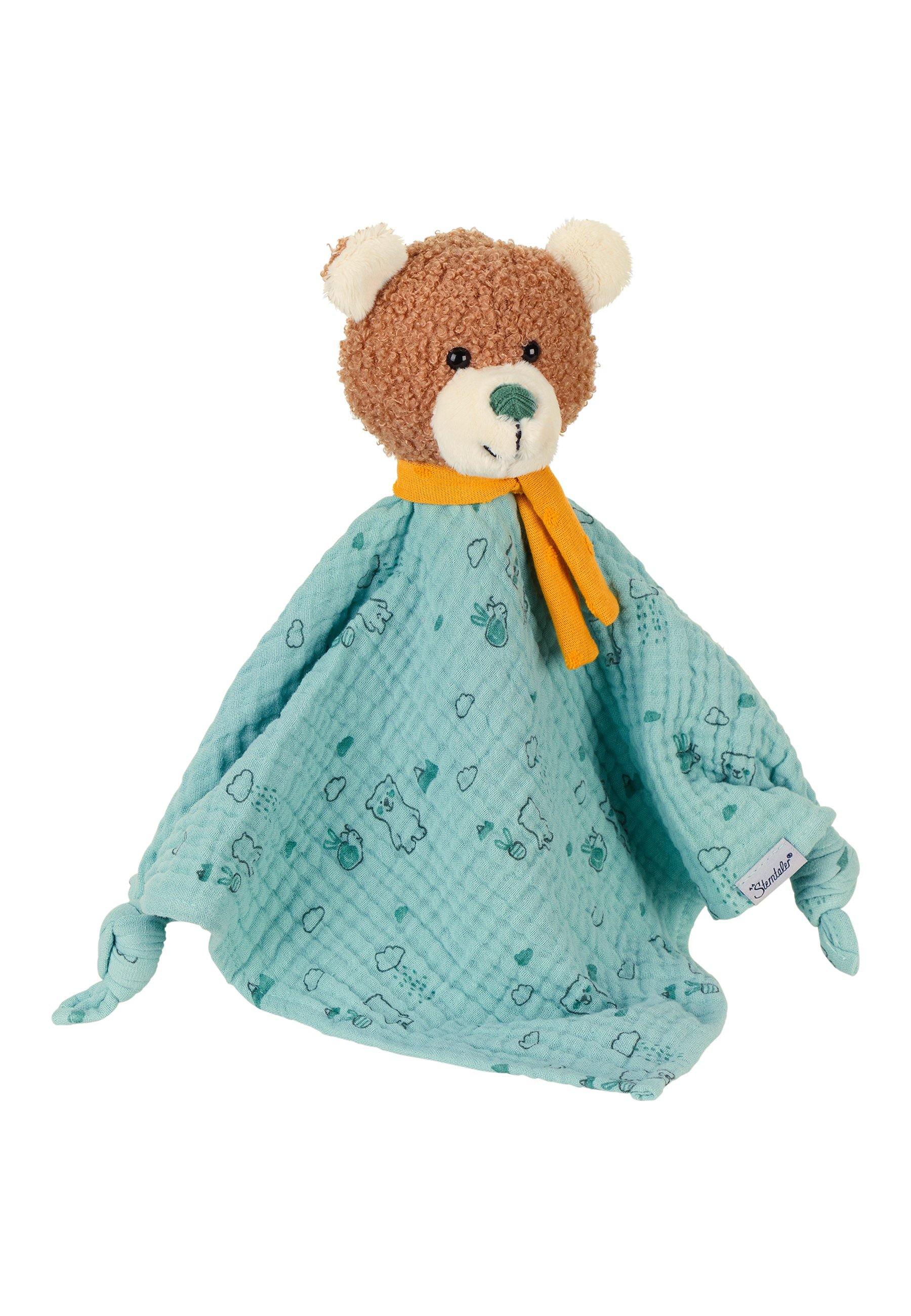 Schmusetuch Bär Ben in Hellgrün, 36 cm