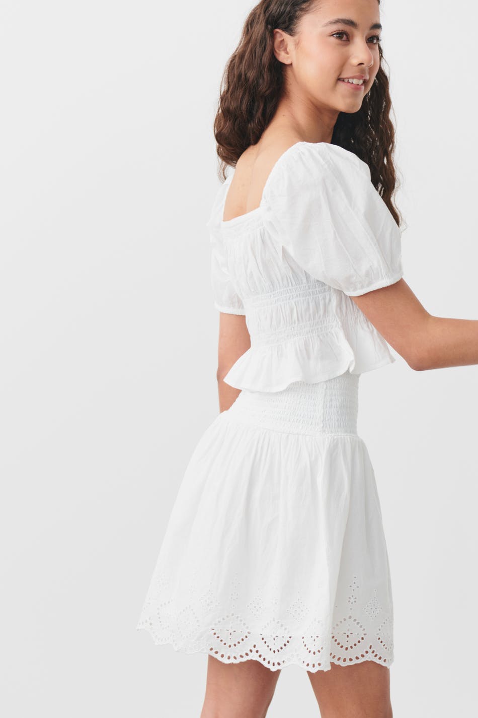 Y anglaise frill skirt