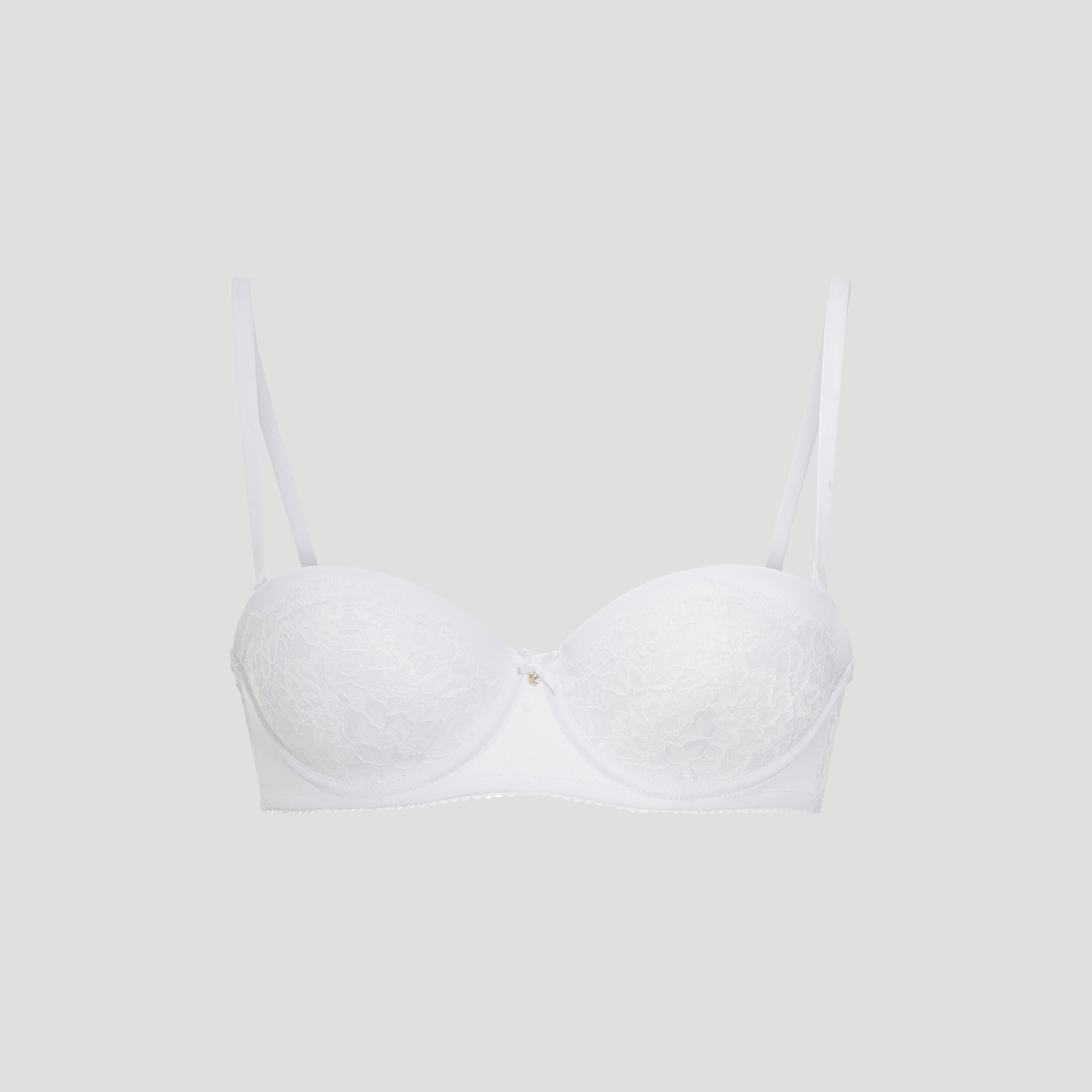 Soutien-gorge balconnet blanc femme | La Halle