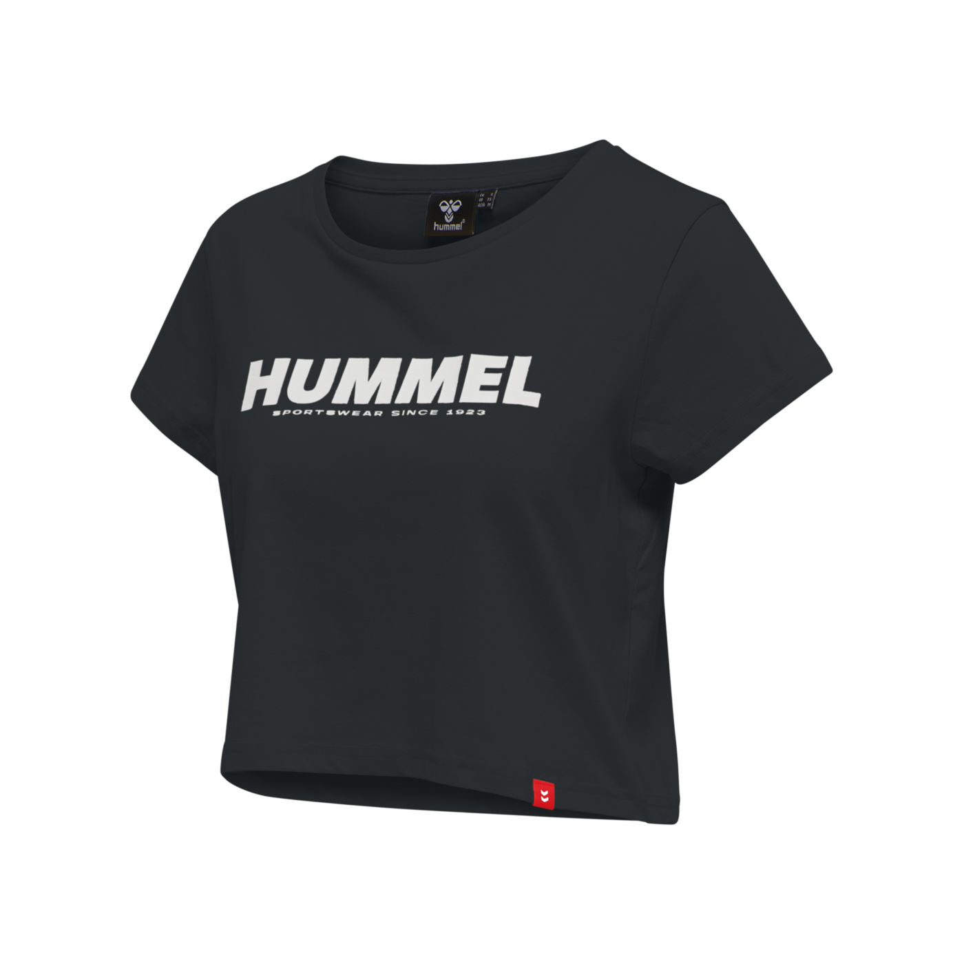 Hummel Legacy Cropped T-Shirt Damen Schwarz F2001