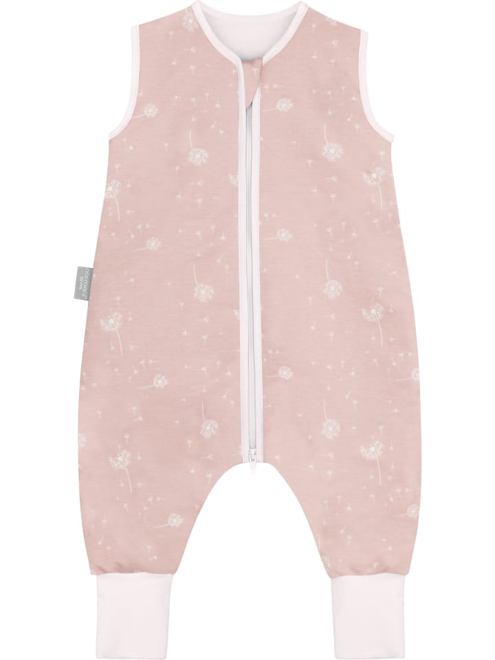 normani Baby Schlafsack mit Füßen aus Bio-Baumwolle Nanao in Rosa günstig kaufen