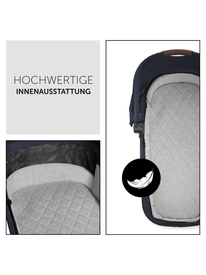 Hauck Faltbare Babywanne (Carrycot) für Walk N Care in schwarz,blau günstig kaufen onesize