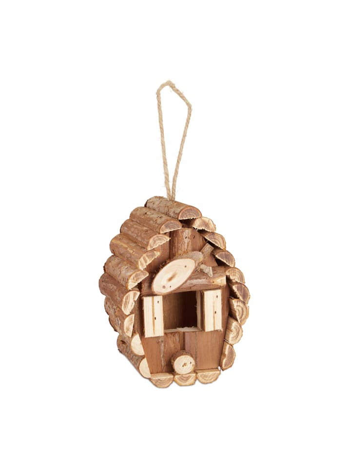relaxdays Vogelhaus in Natur - (B)11x (H)24,5 x (T)8 cm günstig kaufen onesize