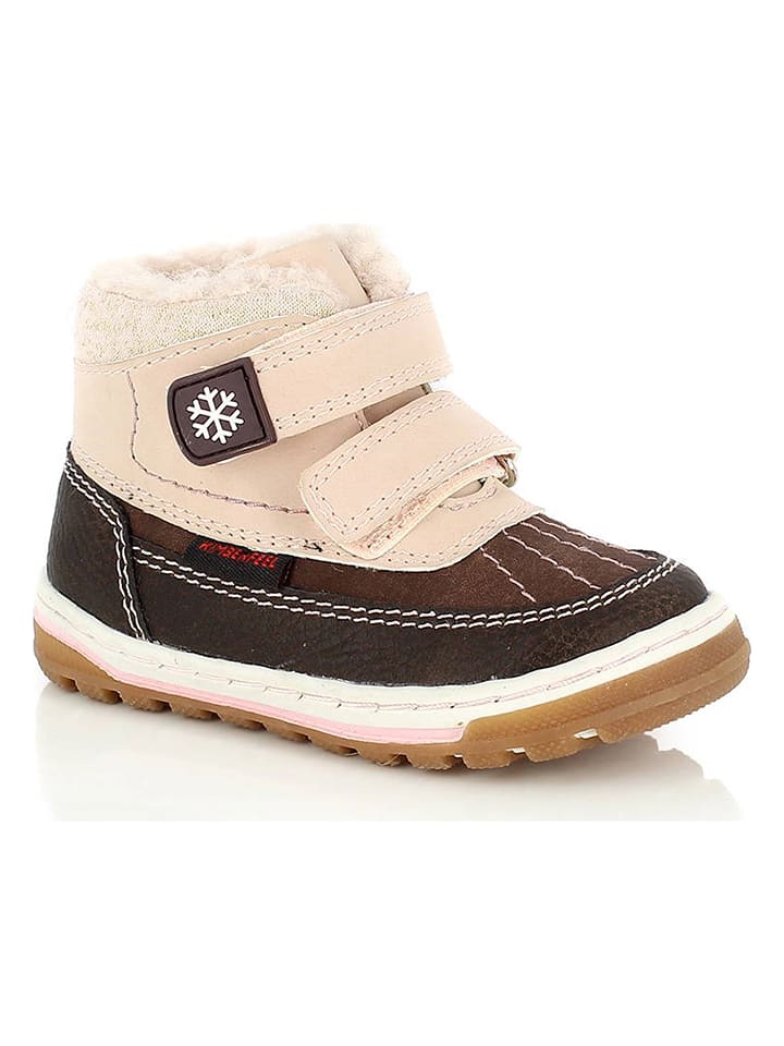Kimberfeel Boots in Beige/ Dunkelbraun günstig kaufen