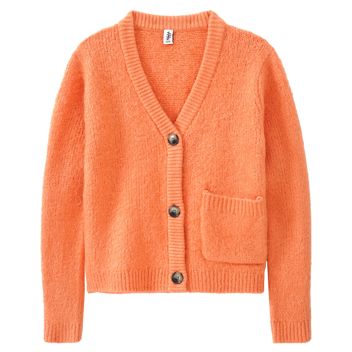 Mädchen Strickjacke mit Tasche