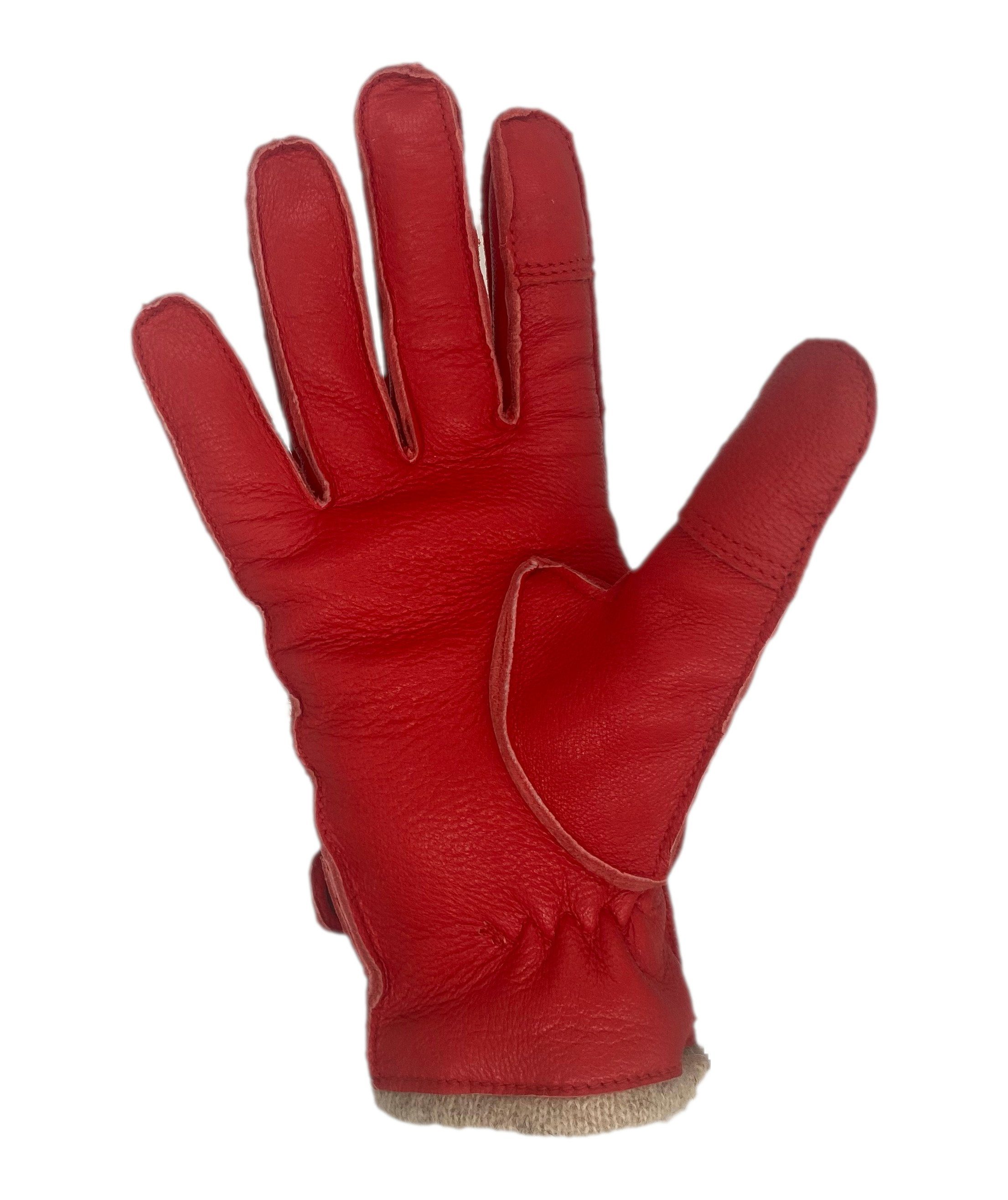 Glow Lederhandschuhe Winter-Lederhandschuhe Damen aus 100% Schafsleder