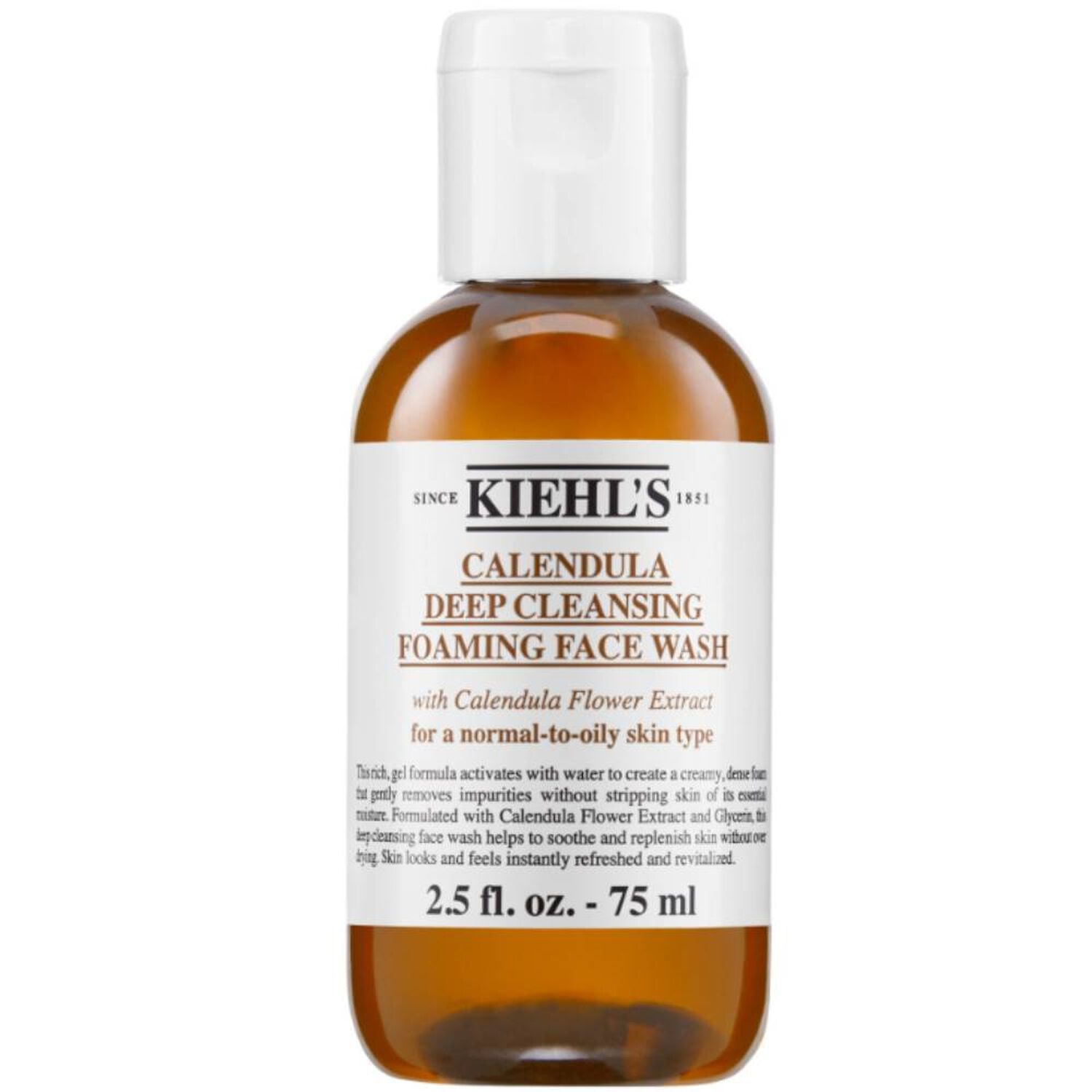 kiehl's Calendula Deep Cleansing Foaming Face Wash Nettoyant visage peaux normales à grasses