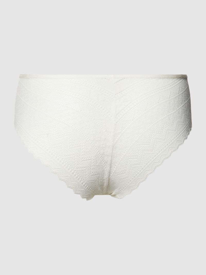 Pants mit Spitzenbesatz Modell 'EVERYDAY LACE' in weiß