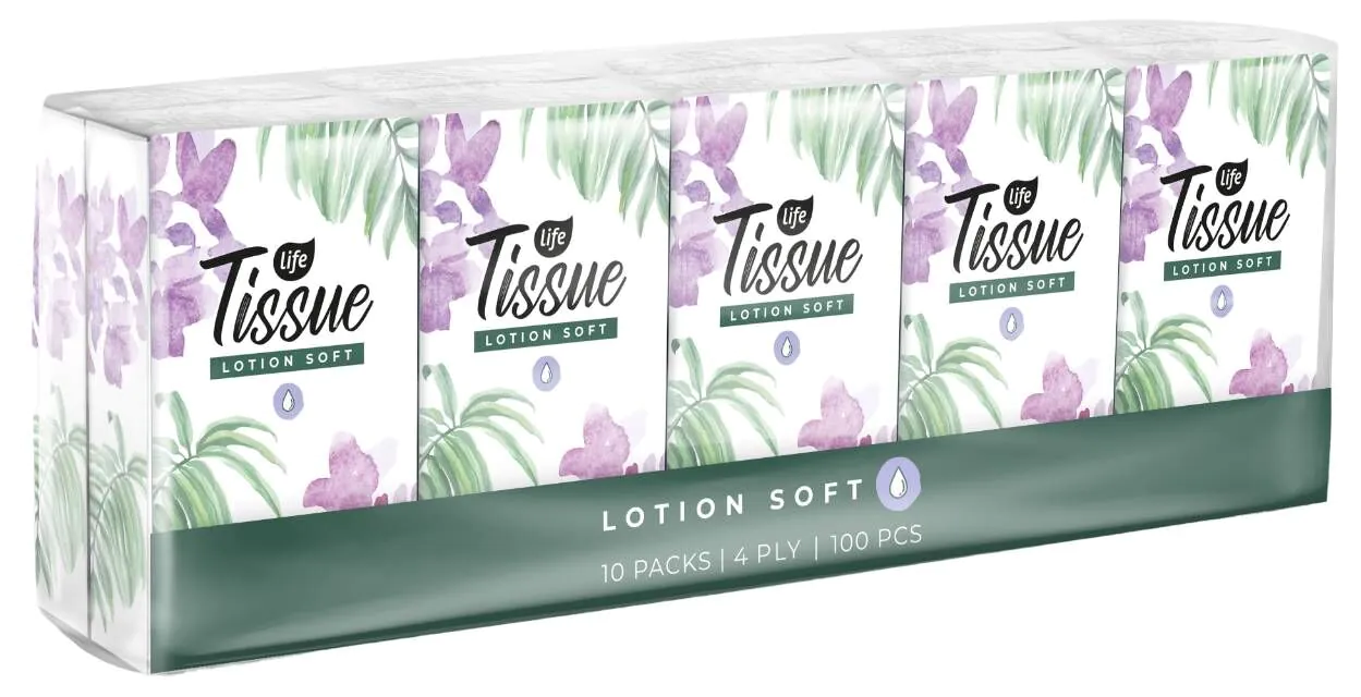 Μαντηλάκια υγιεινής Life Balsam 4W 10X10 τεμ.