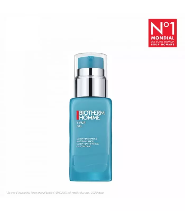 T-PUR GEL HYDRATANT Gel hydratant matifiant visage homme