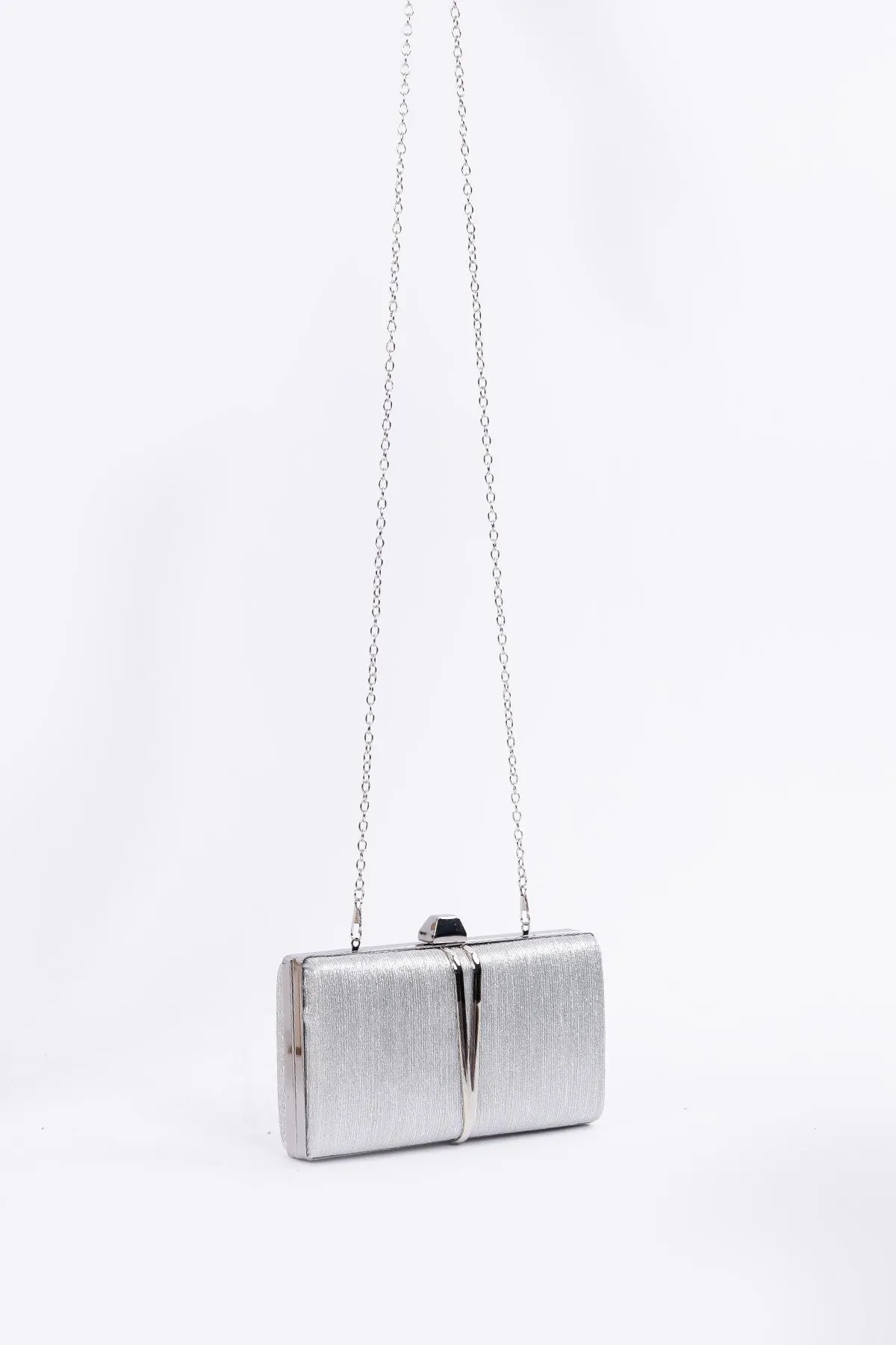 Getcho  Tuca Damen-Clutch-Portfolio und Abendkleid-Tasche aus glänzendem Stoff
