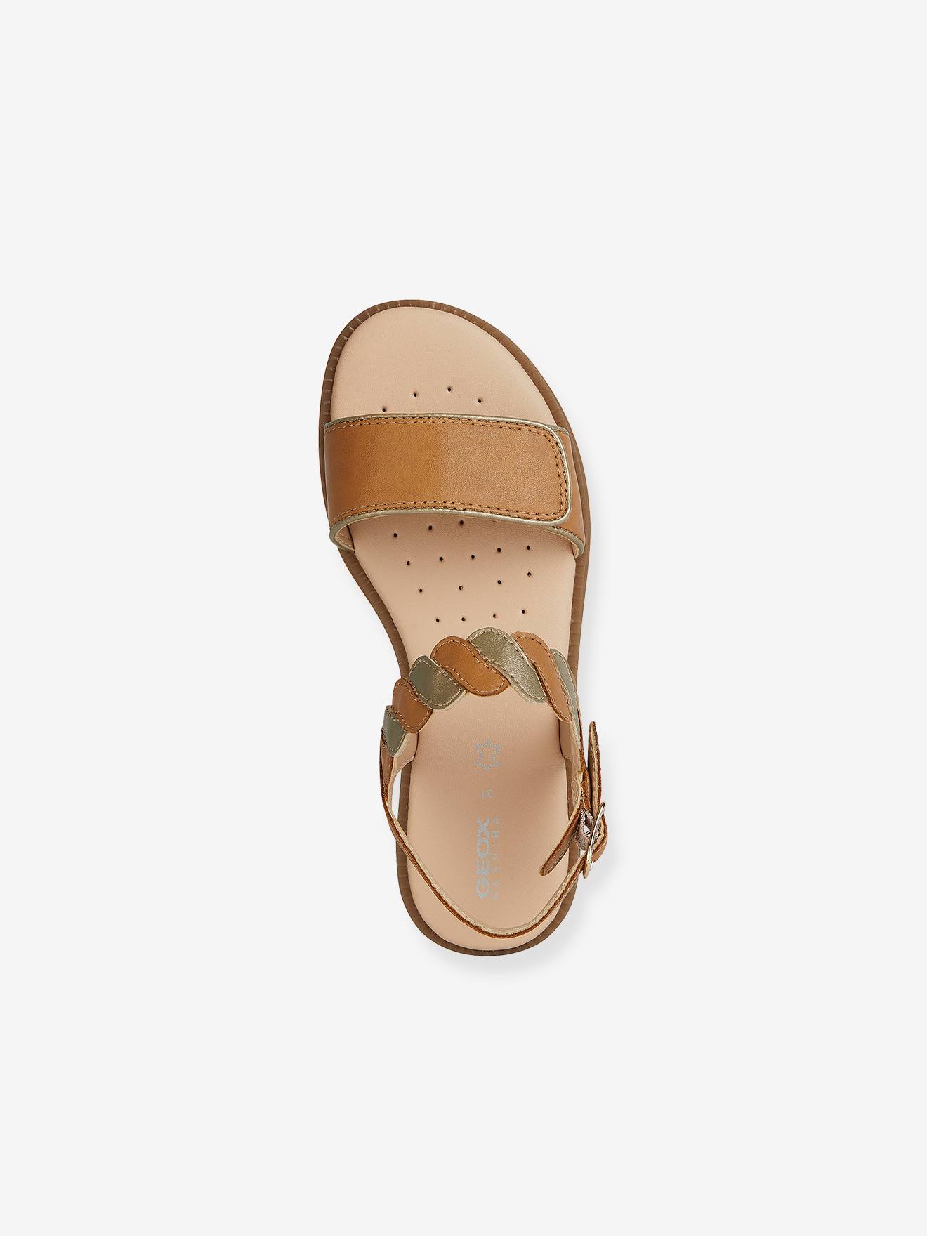 Geox Mädchen Sandalen J4535 Karly Girl GEOX - braun