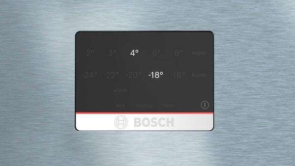 BOSCH Kühl-/Gefrierkombination KGB86XIEP, 186 cm hoch, 86 cm breit