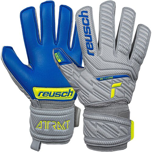 KINDER TORWARTHANDSCHUHE ATTRAKT SILVER JUNIOR