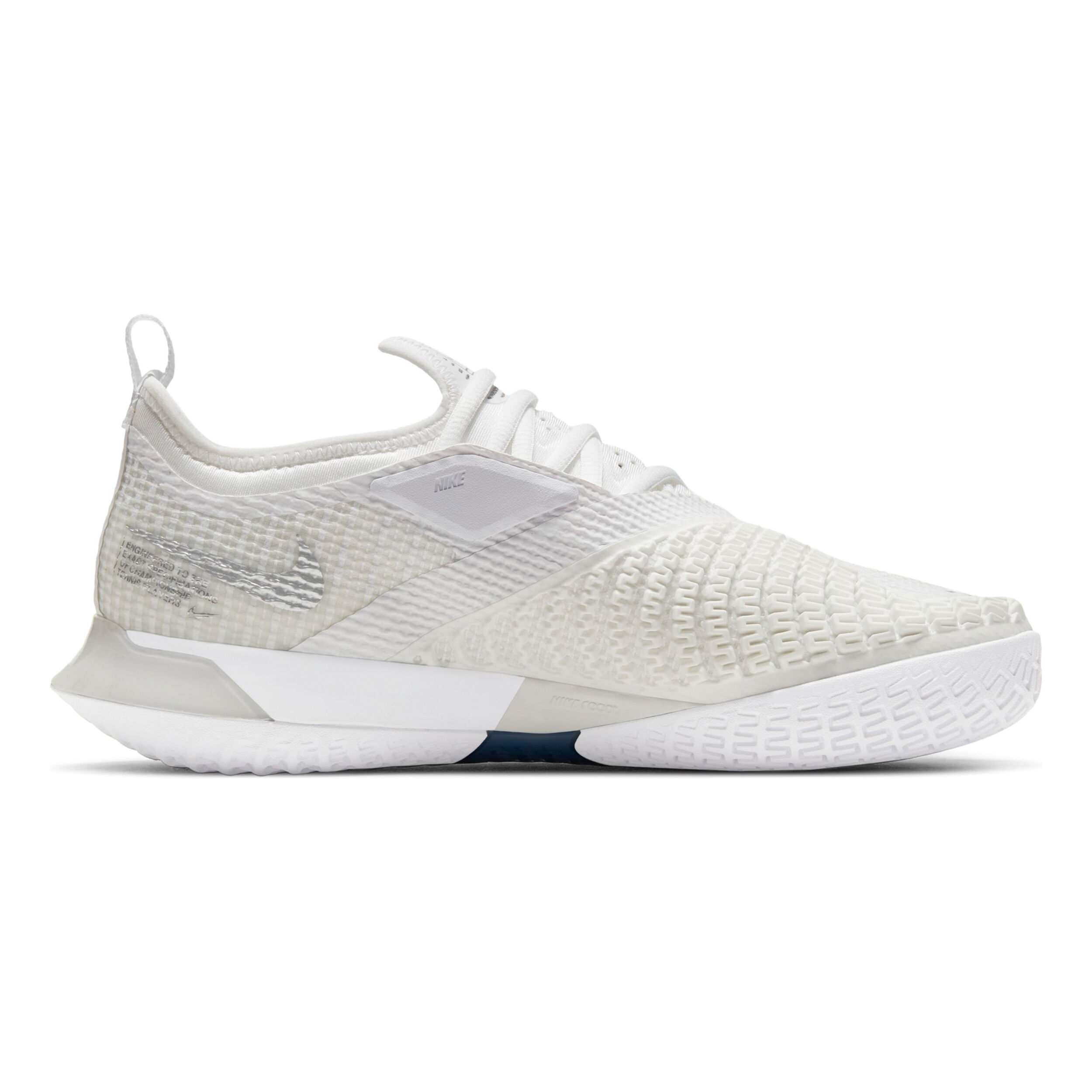 React Vapor NXT Allcourtschuh Damen - Weiß, Grau