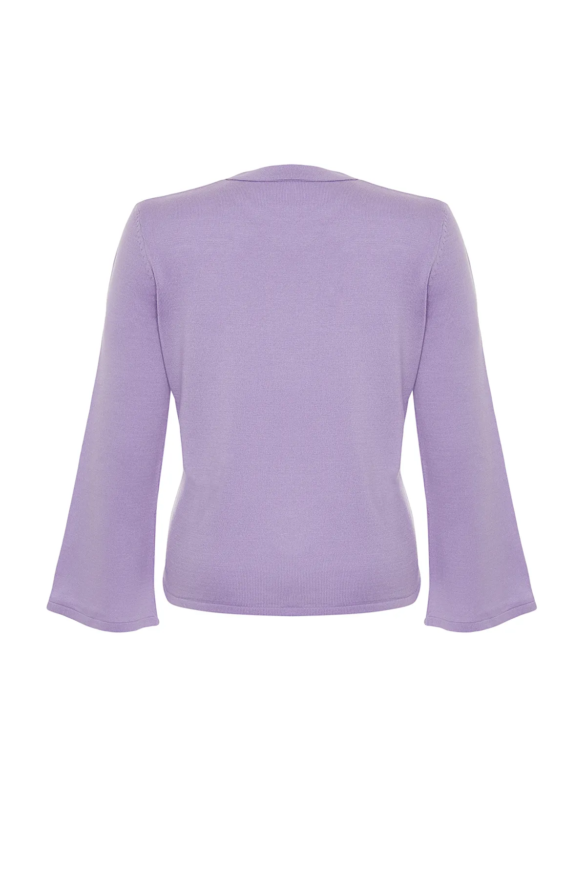 Trendyol Curve  Lila Strickpullover mit spanischen Ärmeln TBBAW23AN00034