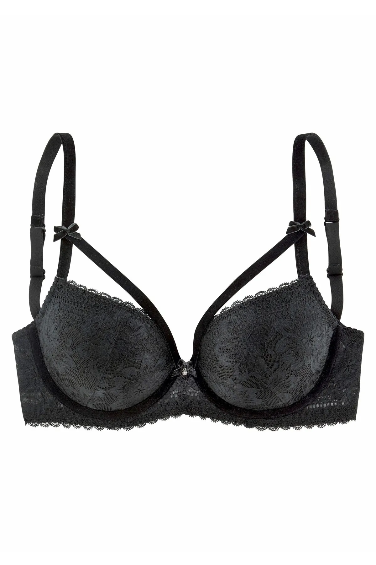 PETITE FLEUR GOLD  BH - Schwarz - Unifarben