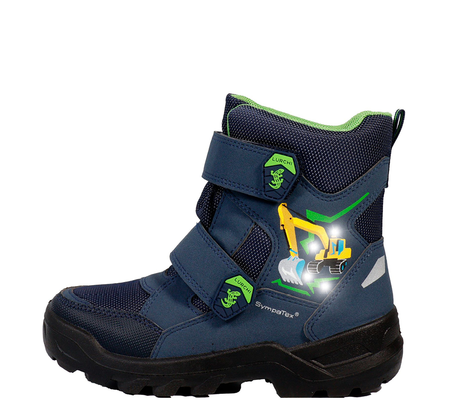 Lurchi Stiefel Kenai-SYMPATEX - dkblue-apple