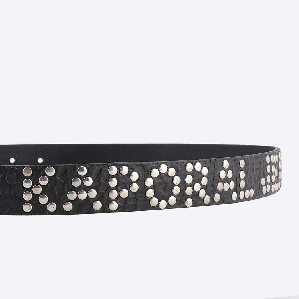 HENDA  Ceinture en cuir noir Femme
