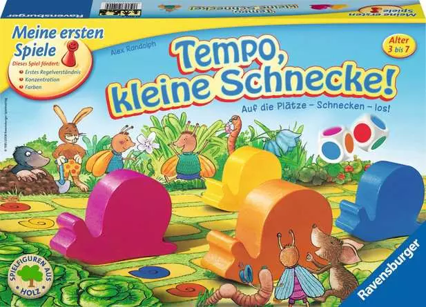 Tempo, kleine Schnecke! - Kinderspiel ab 3 Jahren