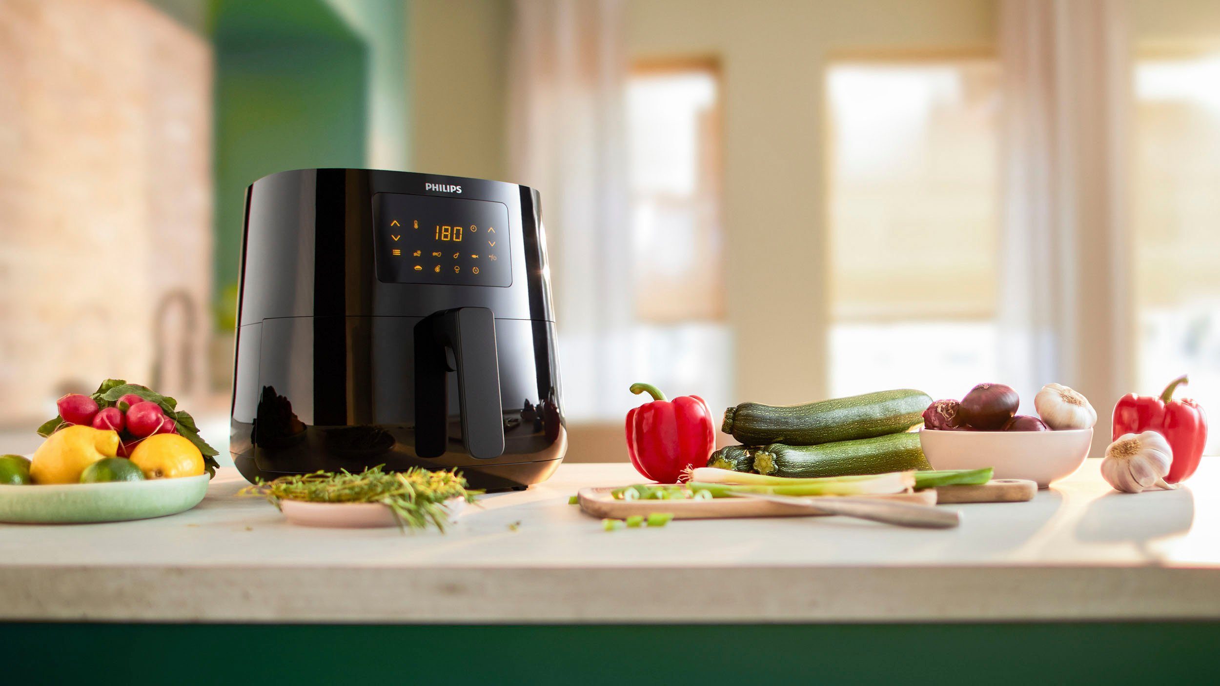Philips Heißluftfritteuse HD9270/90, 2000 W
