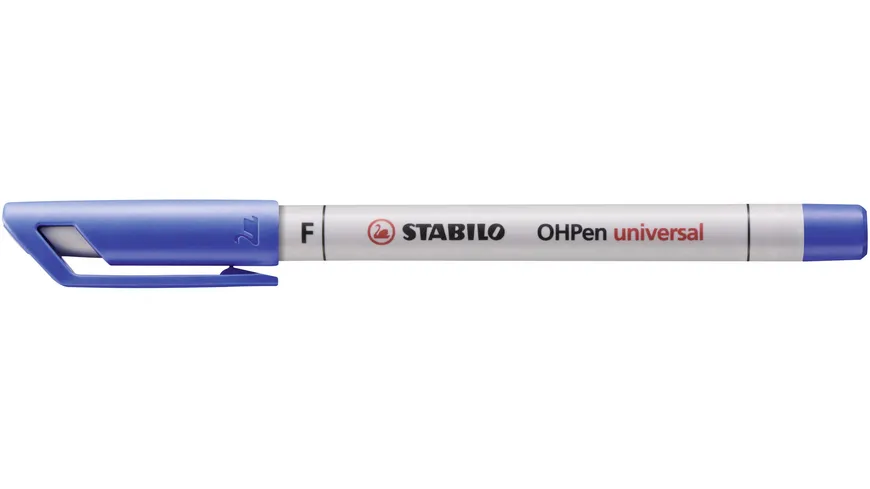 STABILO® Folienstift - STABILO OHPen universal - wasserlöslich fein - 4er Pack - grün, rot, blau, schwarz sortiert