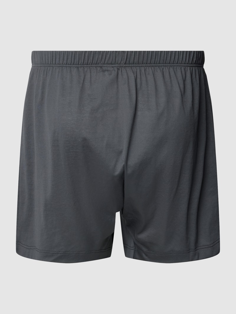 Boxershorts mit elastischem Bund in dunkelgrau