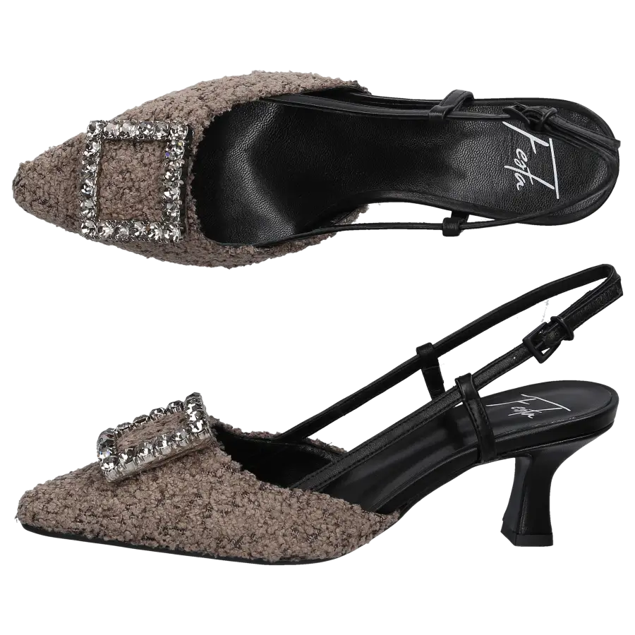 Roberto Festa - Pumps STEFI Tweed - braun