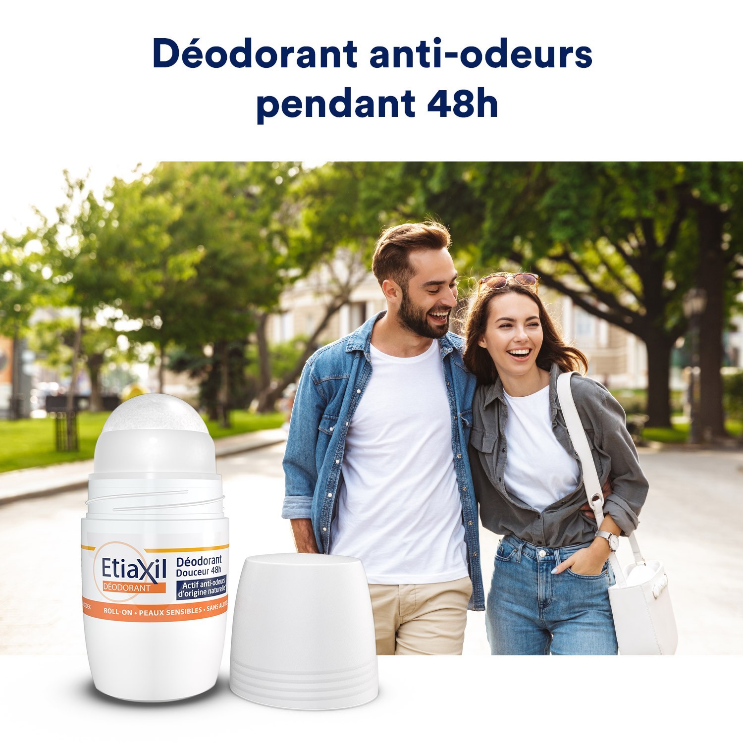 Etiaxil mild roll-on deodorant 50 ml pakke med 2