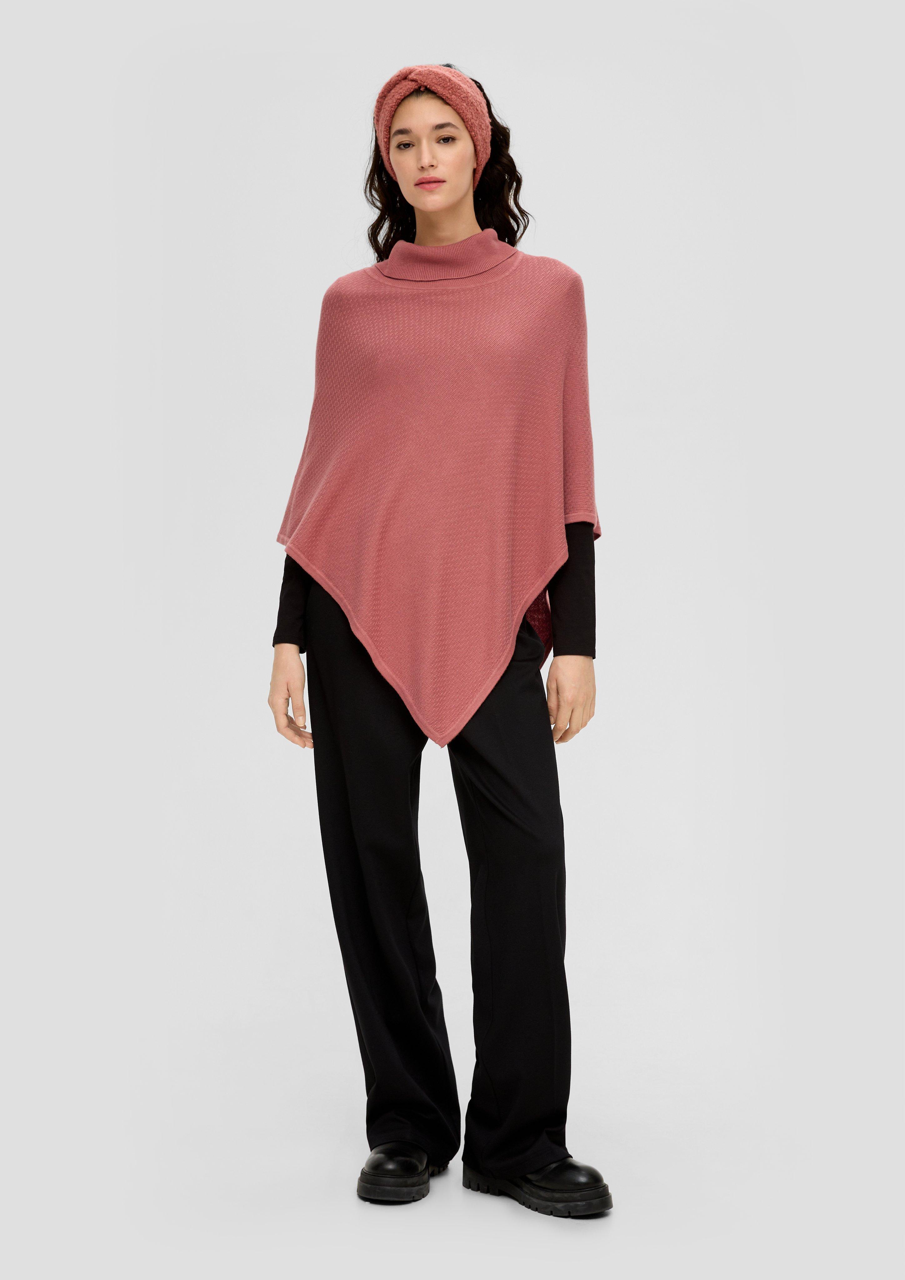 Poncho aus Viskose-Baumwoll-Mix  2135651-2074