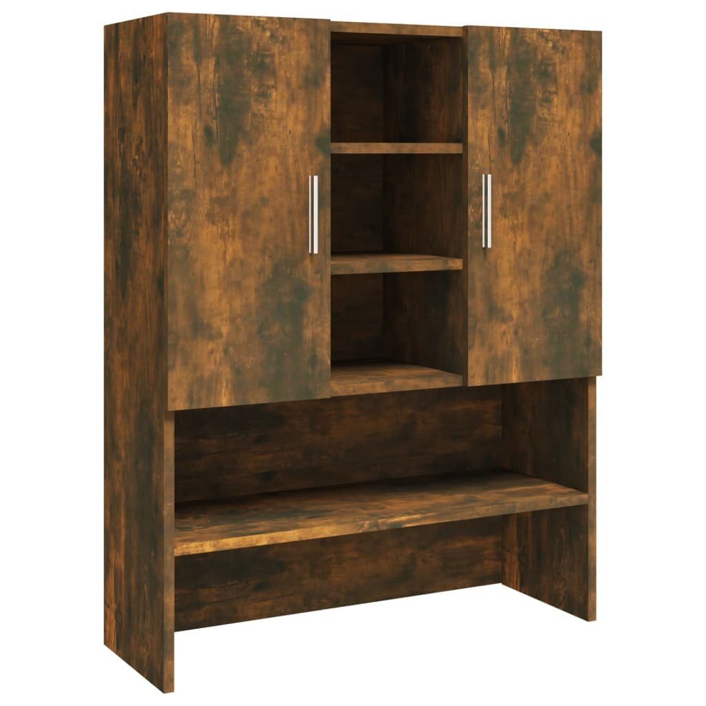 vidaXL Waschmaschinenumbauschrank Waschmaschinenschrank Räuchereiche 70,5x25,5x90 cm