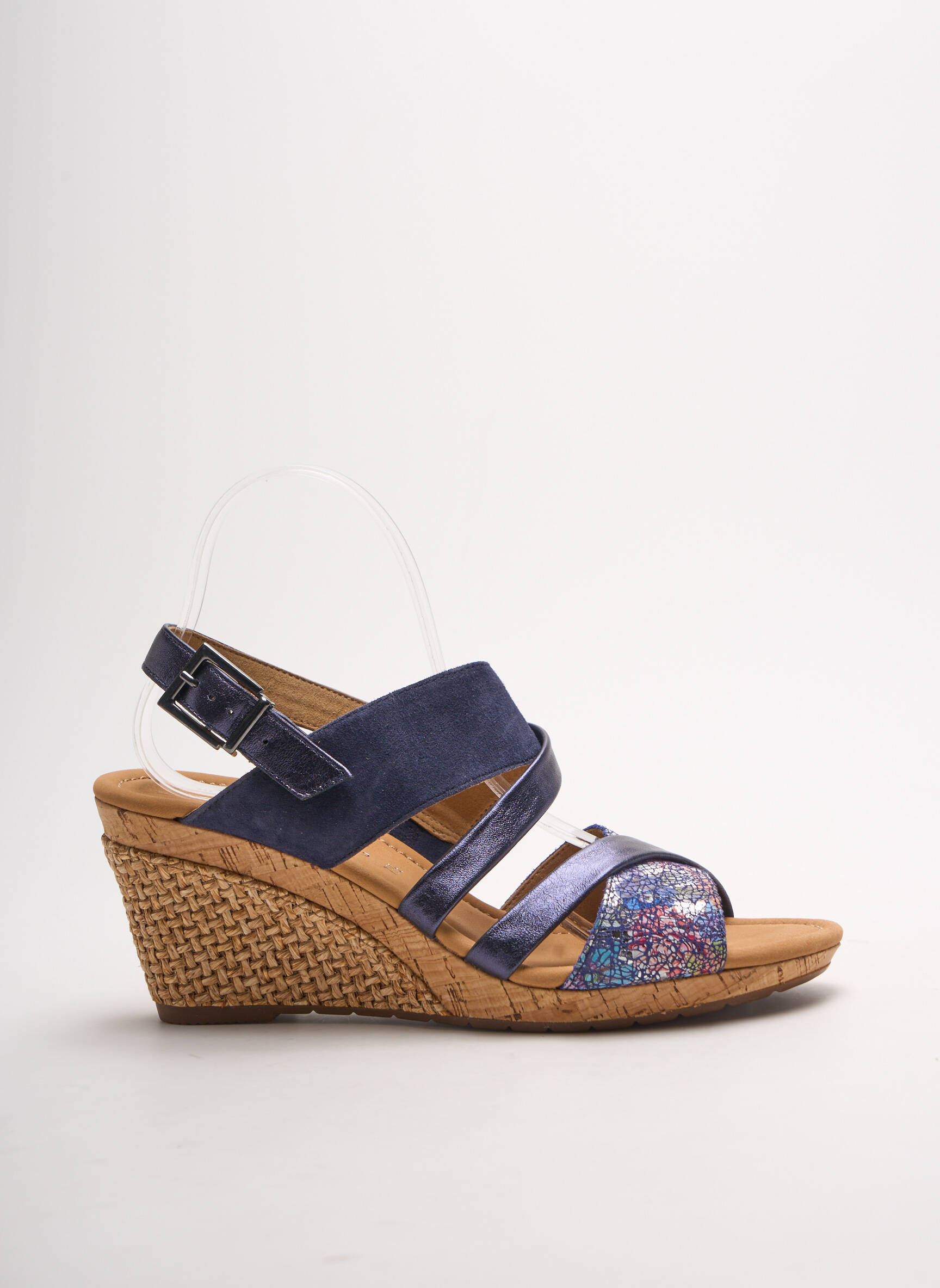 Gabor Sandales Nu Pieds Femme couleur bleu