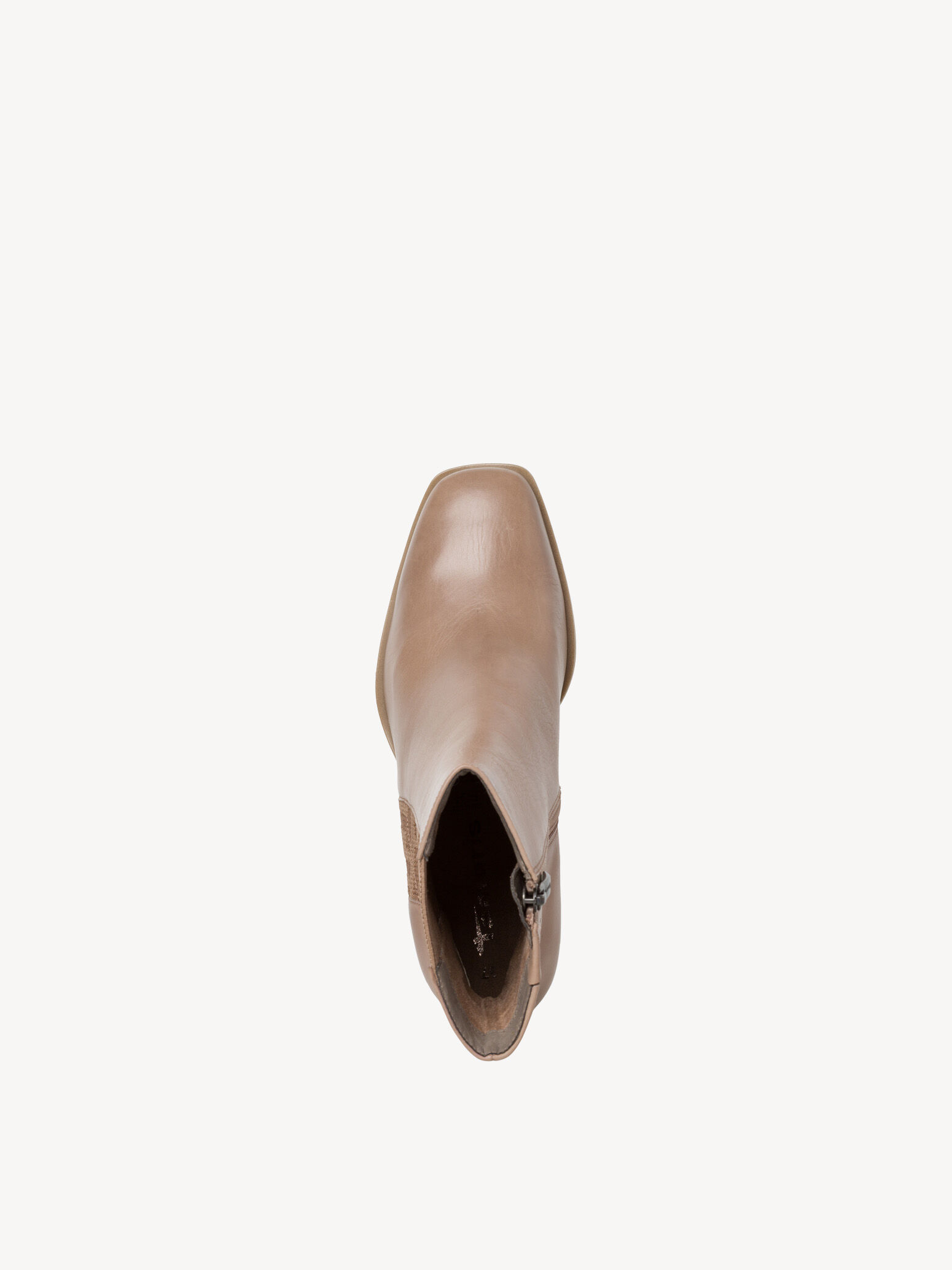 Bottine en cuir - marron