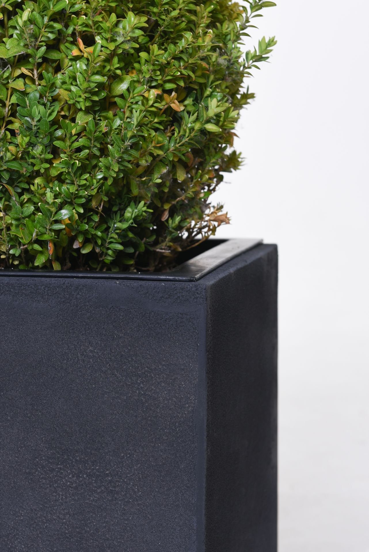 VIVANNO Pflanzkübel Pflanzkübel Pflanztrog Fiberglas Steinoptik 