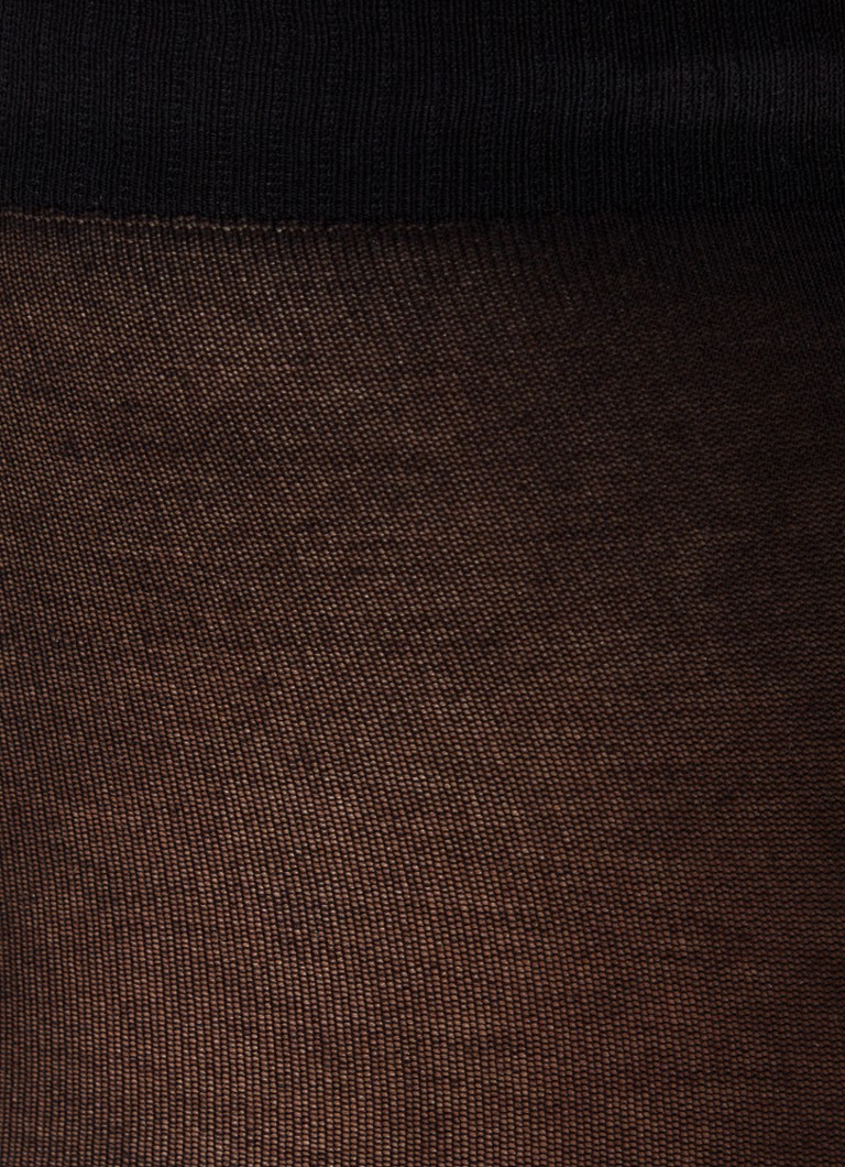Meias-calças Falke Cotton Touch feitas com mistura de algodão orgânico.