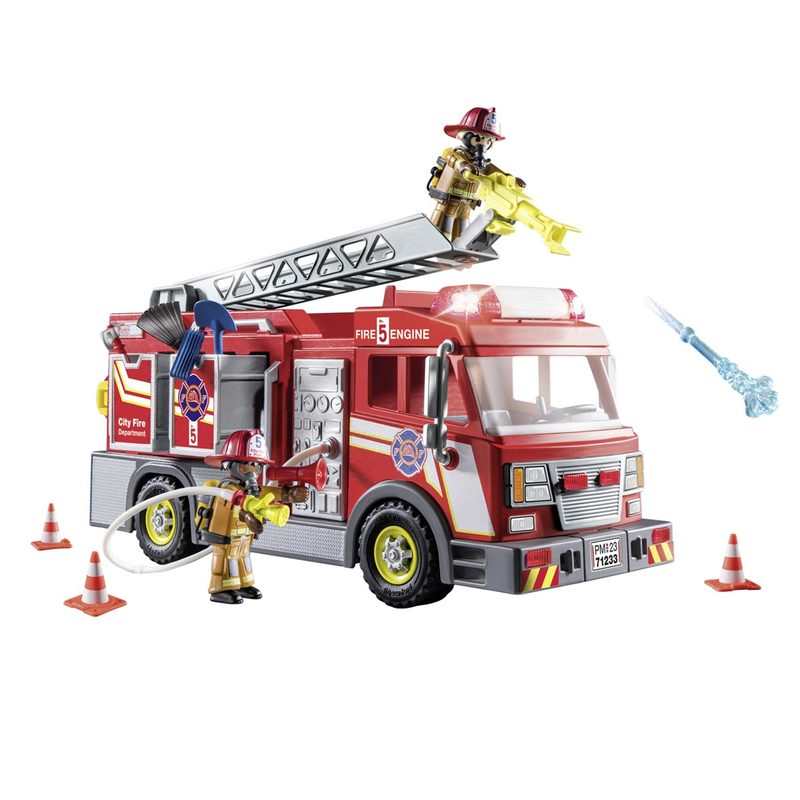 71233 Camion de pompiers avec grande échelle Playmobil City Action