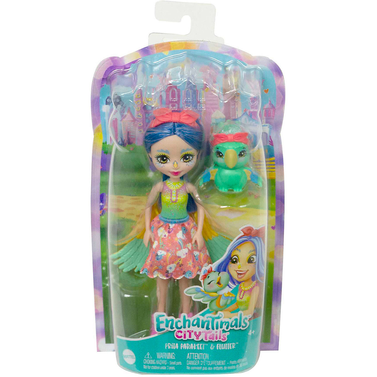 Enchantimals Prita Parakeet & Flutter Puppe
