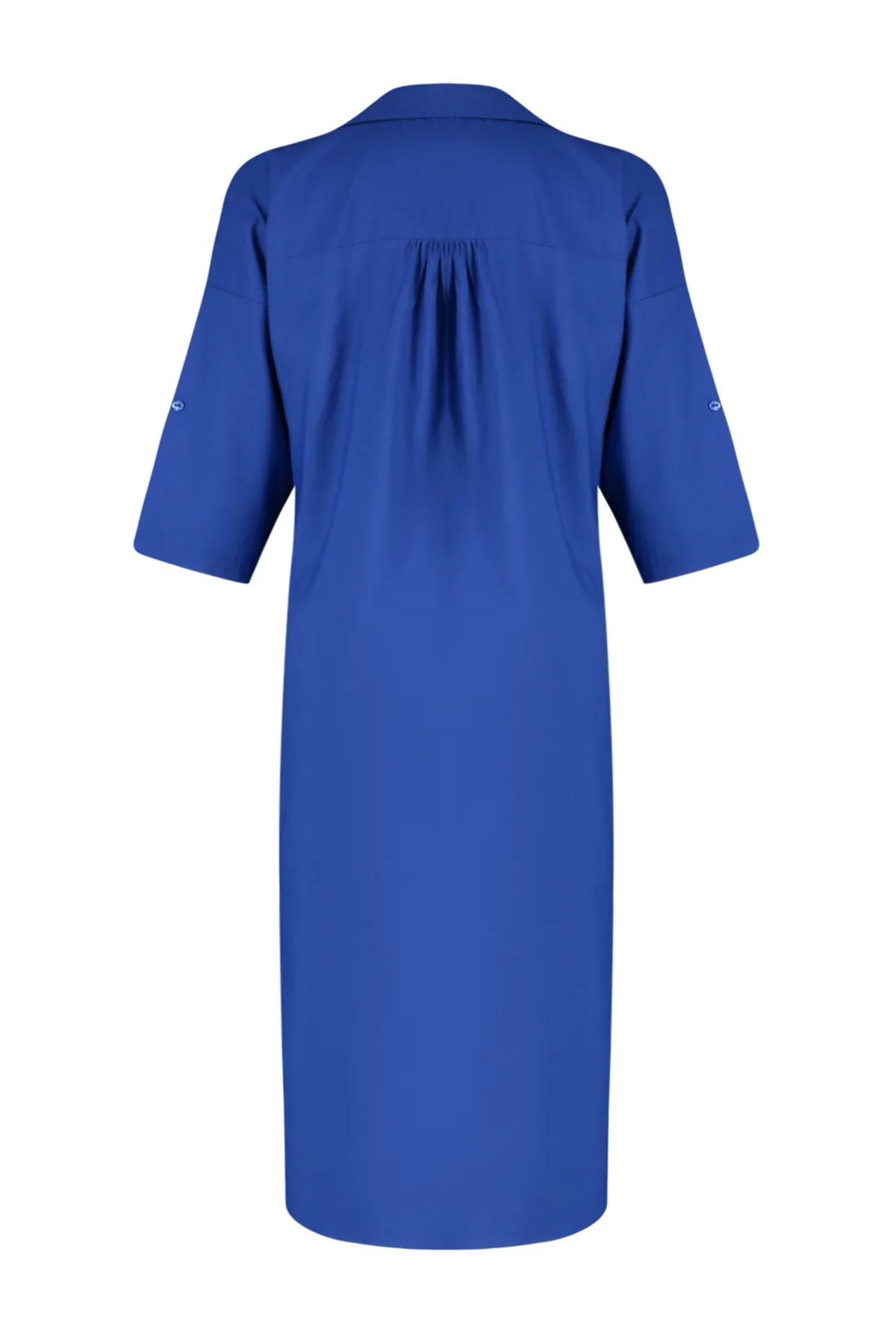 Trendyol Collection  Saks Midi-Strandkleid mit gewebtem Schlitz TBESS21EL3847