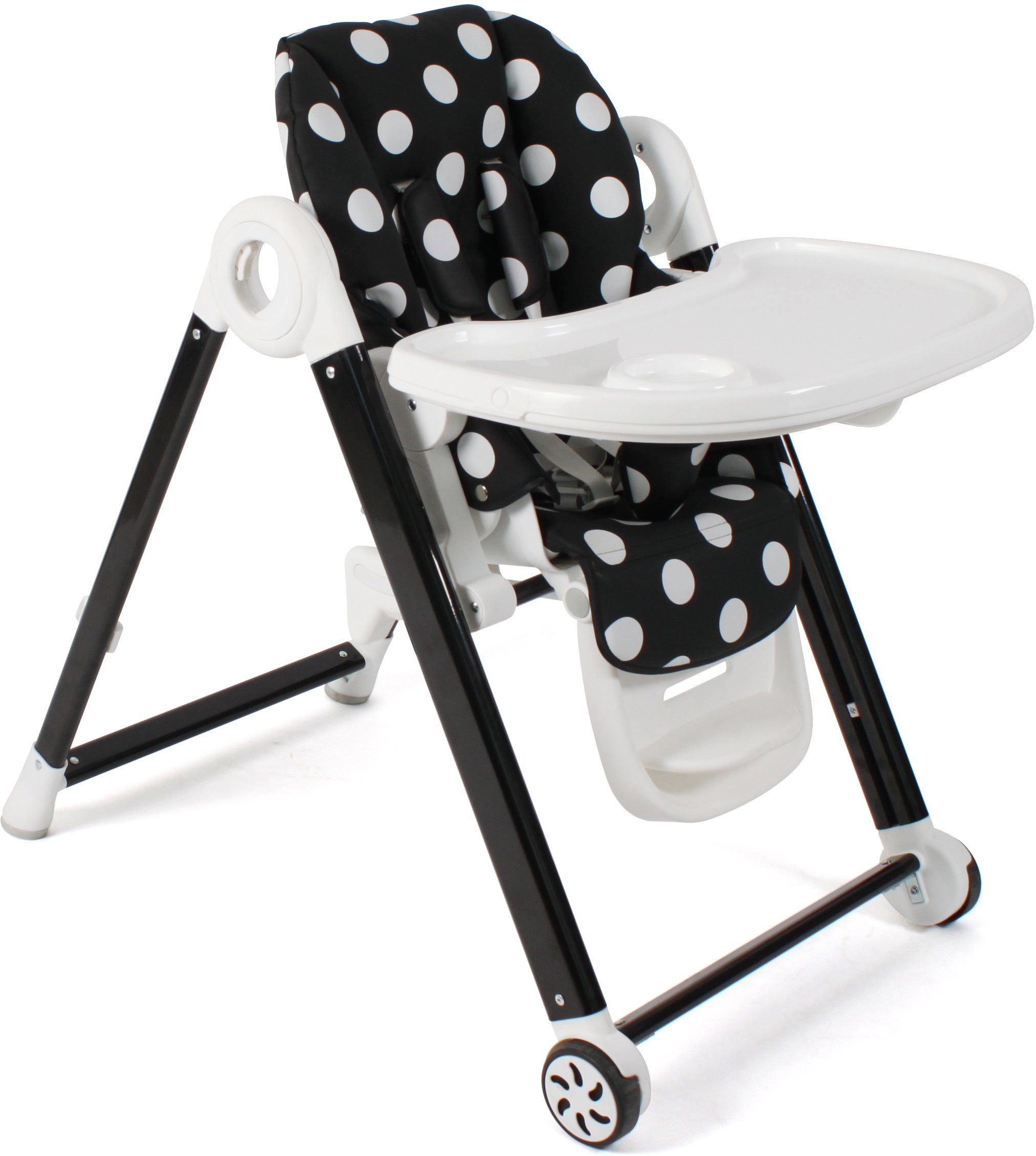 CHIC4BABY Hochstuhl Aro, Dots black