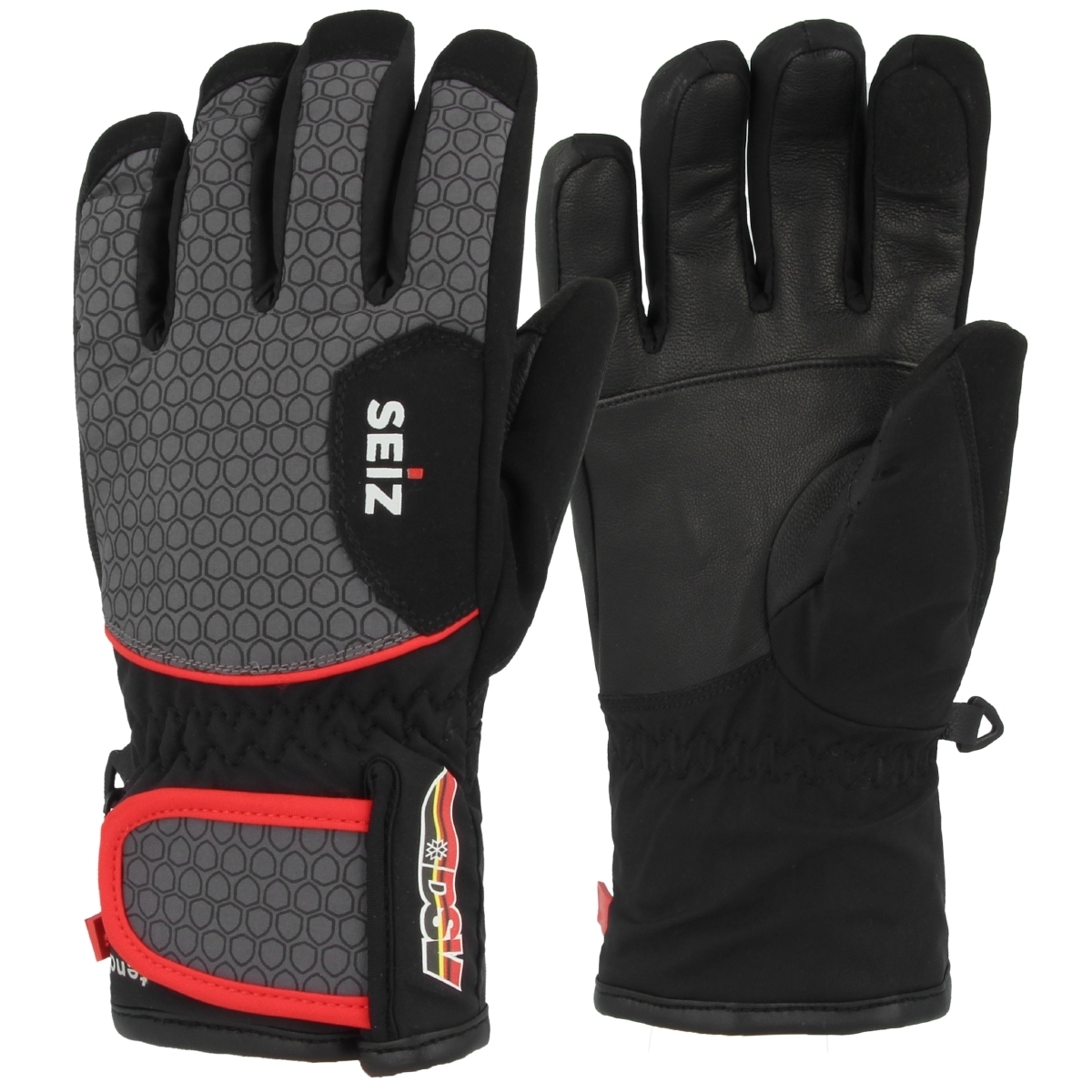 SEIZ Tender Handschuhe schwarz
