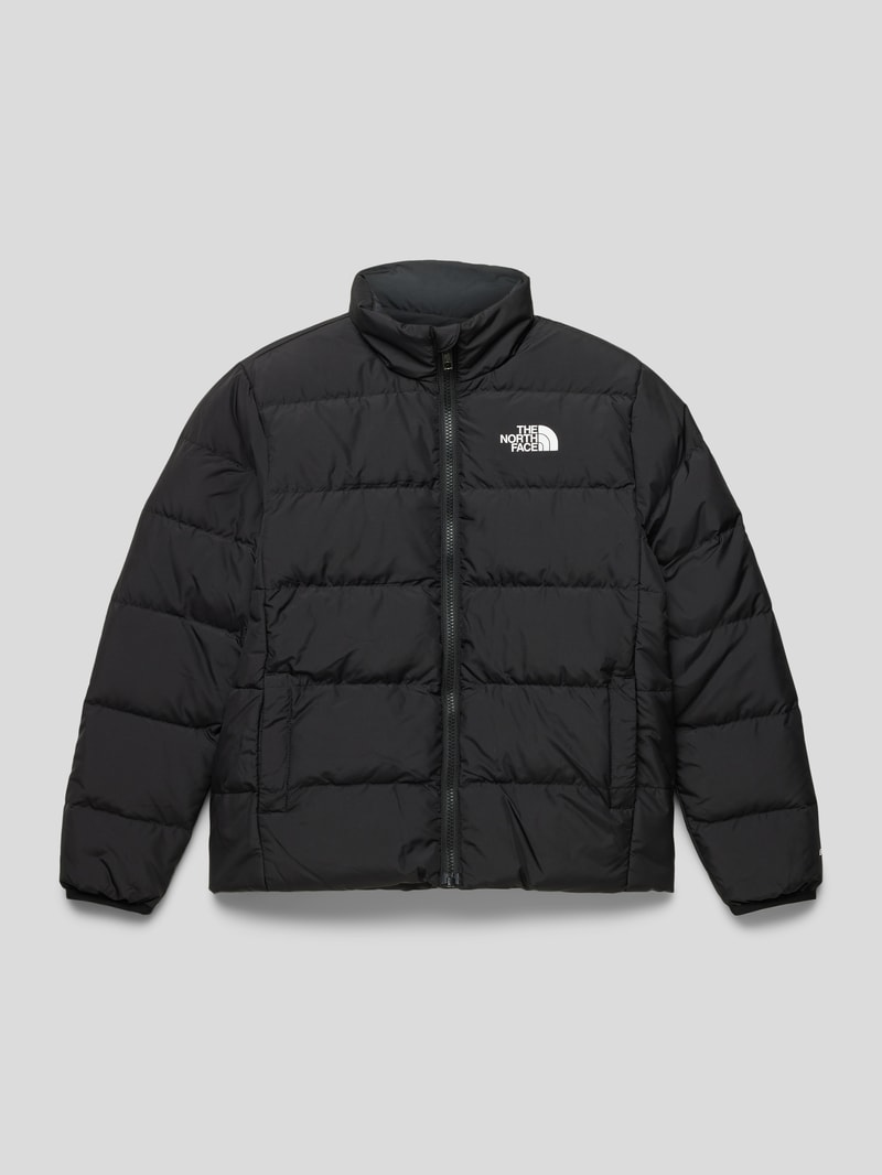 Daunenjacke mit Wendefunktion in schwarz
