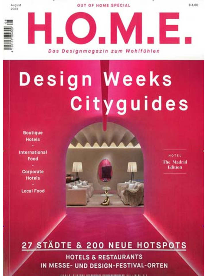Hubert Burda Media 10 x H.O.M.E. Zeitschrift (Gutschein für ein Jahres Abo) günstig kaufen onesize